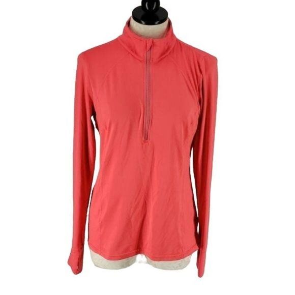 Xersion Women's Long Sleeve Athletic Semi Fit Half Zip Pink Pullover‎ Jacket - Picture 2 of 8